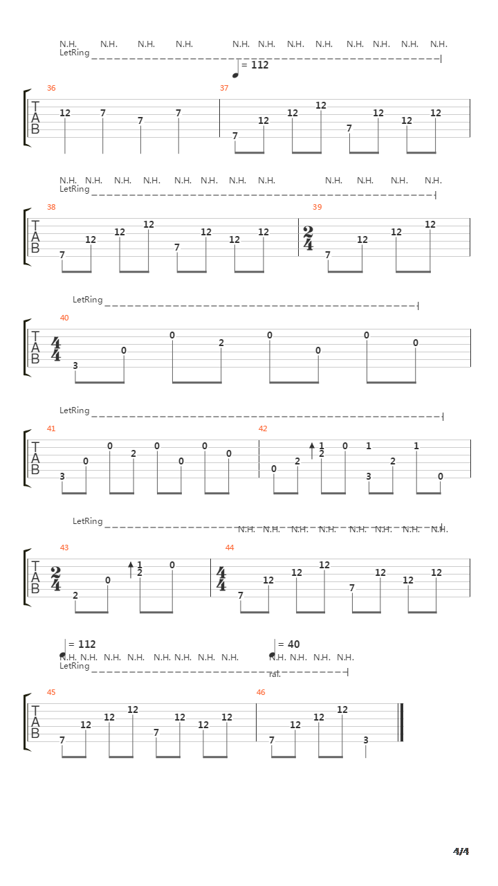 Horizons吉他谱