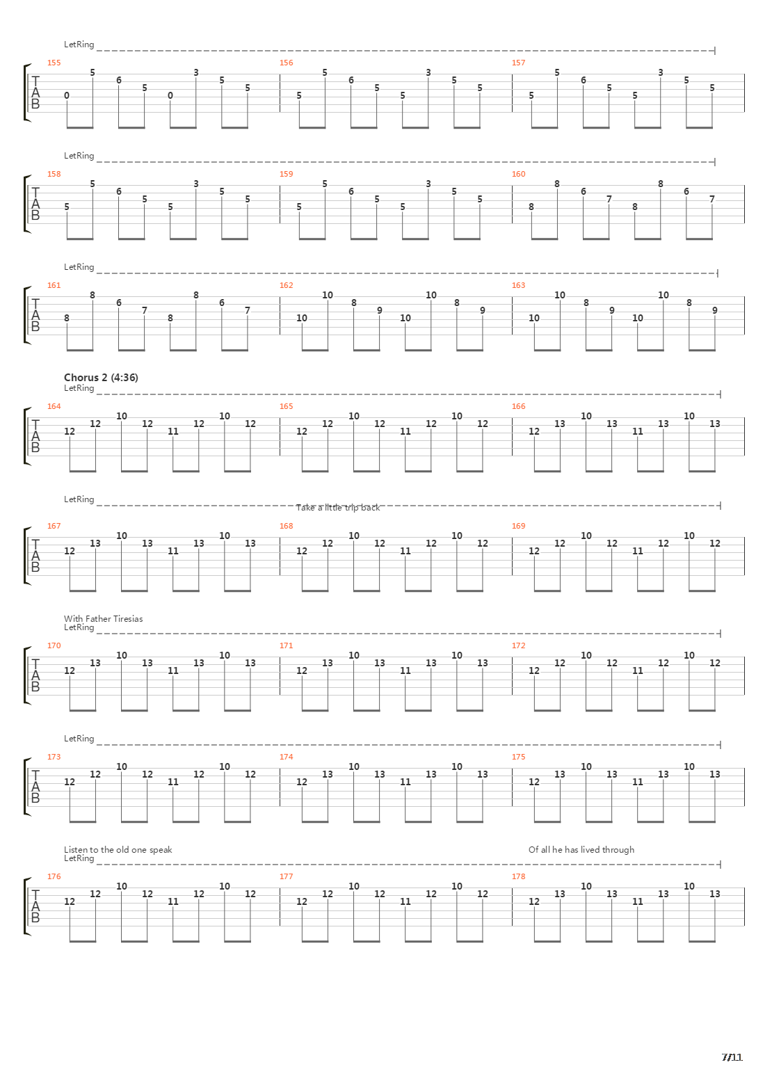 The Cinema Show吉他谱