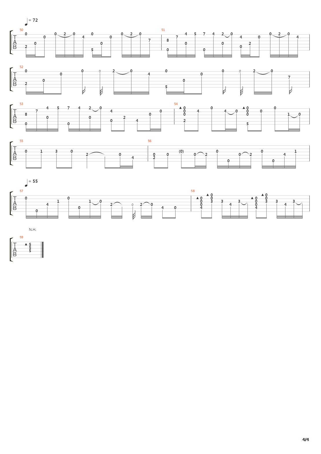 River Flows In You吉他谱