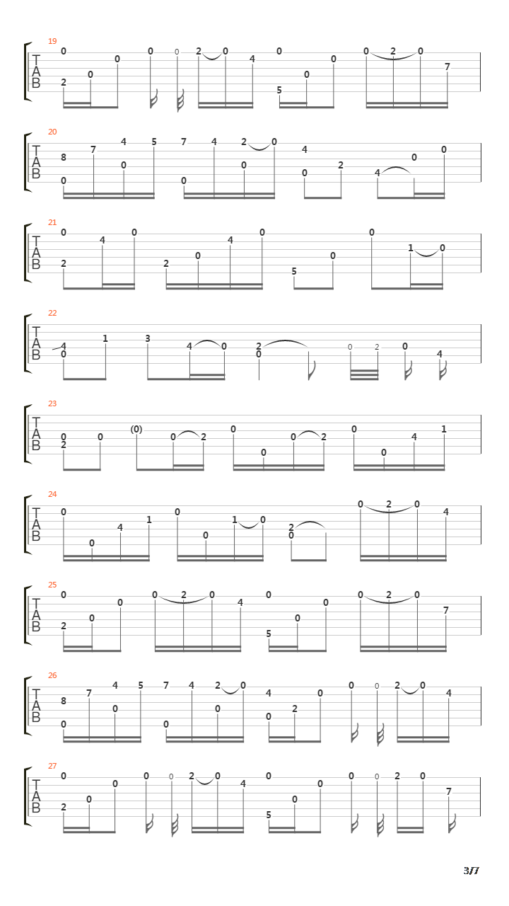 River Flows In You吉他谱