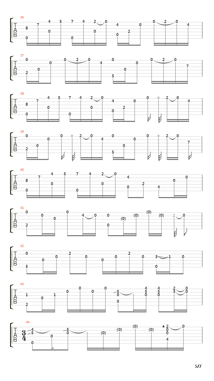 River Flows In You吉他谱