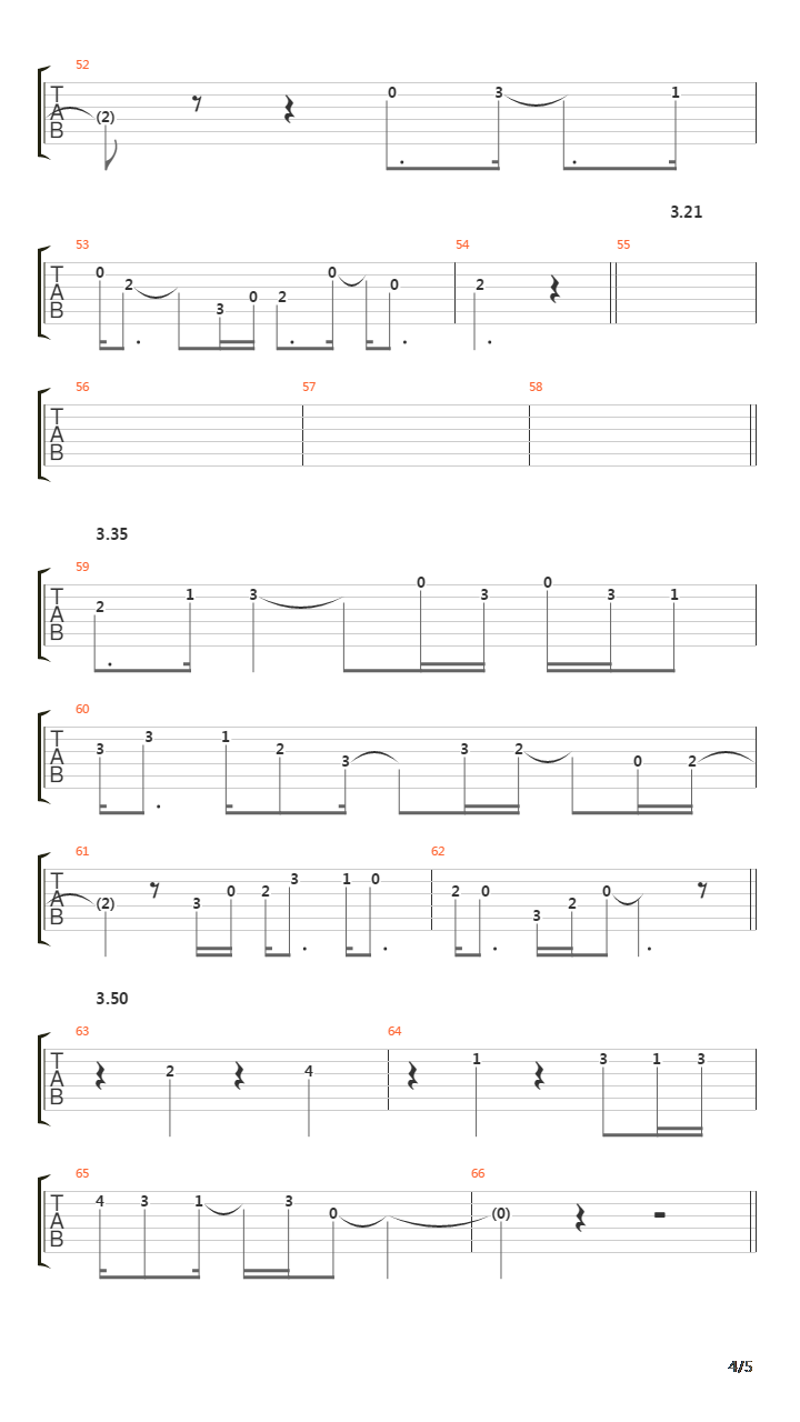 Aspirations吉他谱