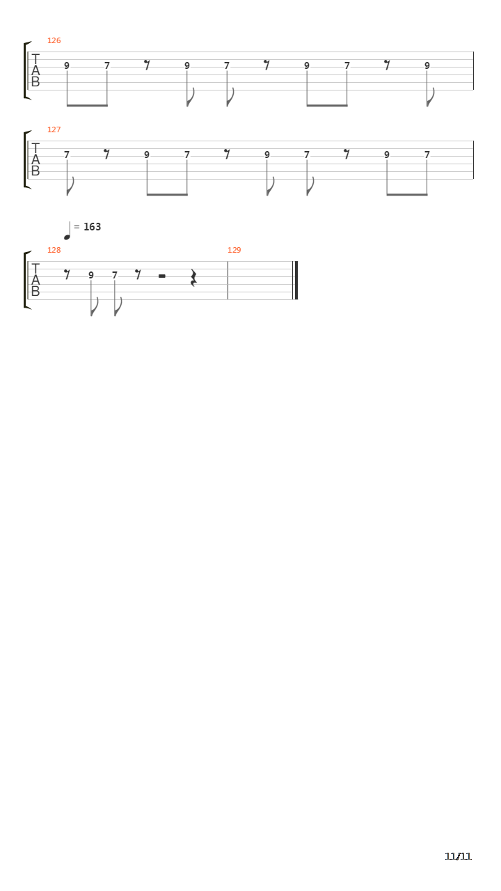 Valedictory吉他谱