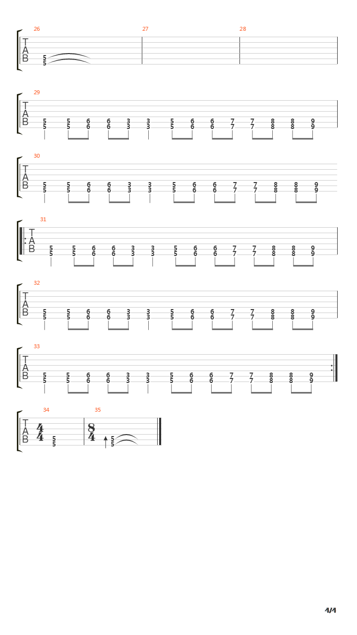 Bergravelsesnatt吉他谱