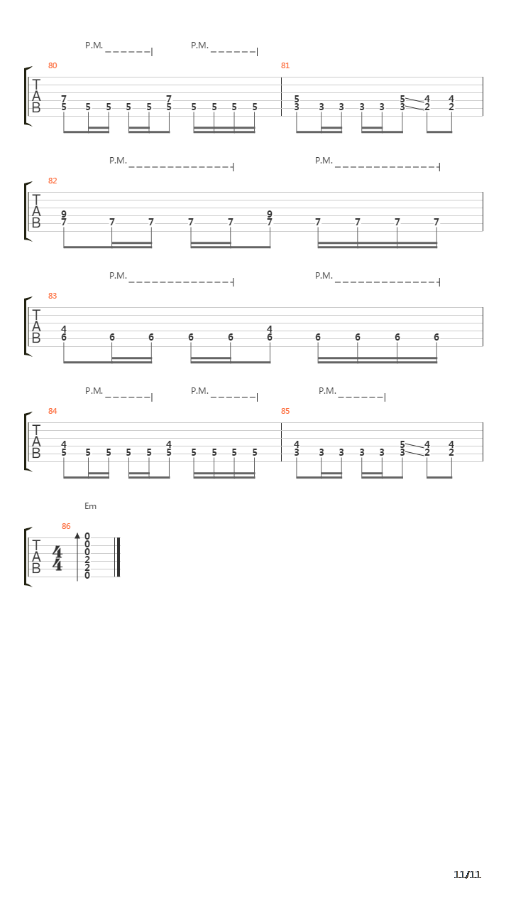 Bergtrollets Hevn吉他谱