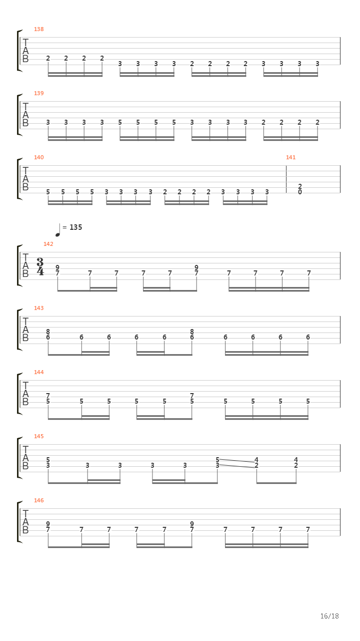 Bergtrollets Hevn吉他谱