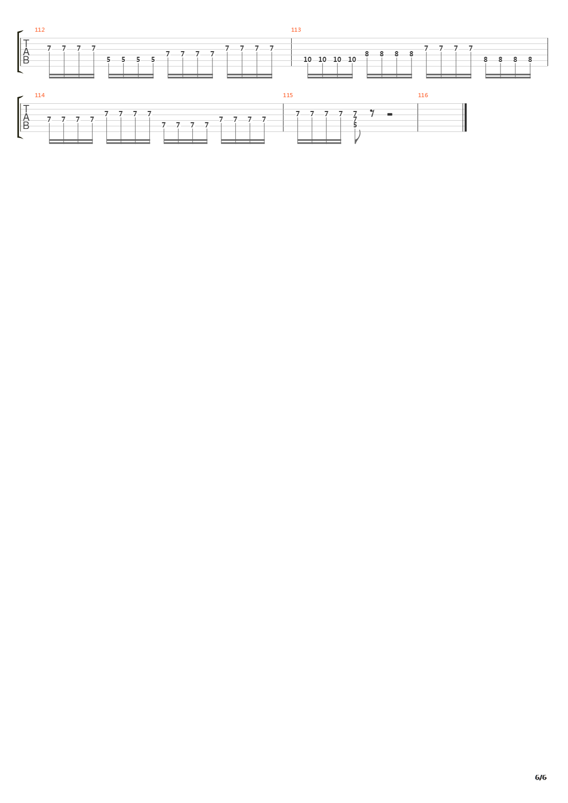Funeral Procession吉他谱