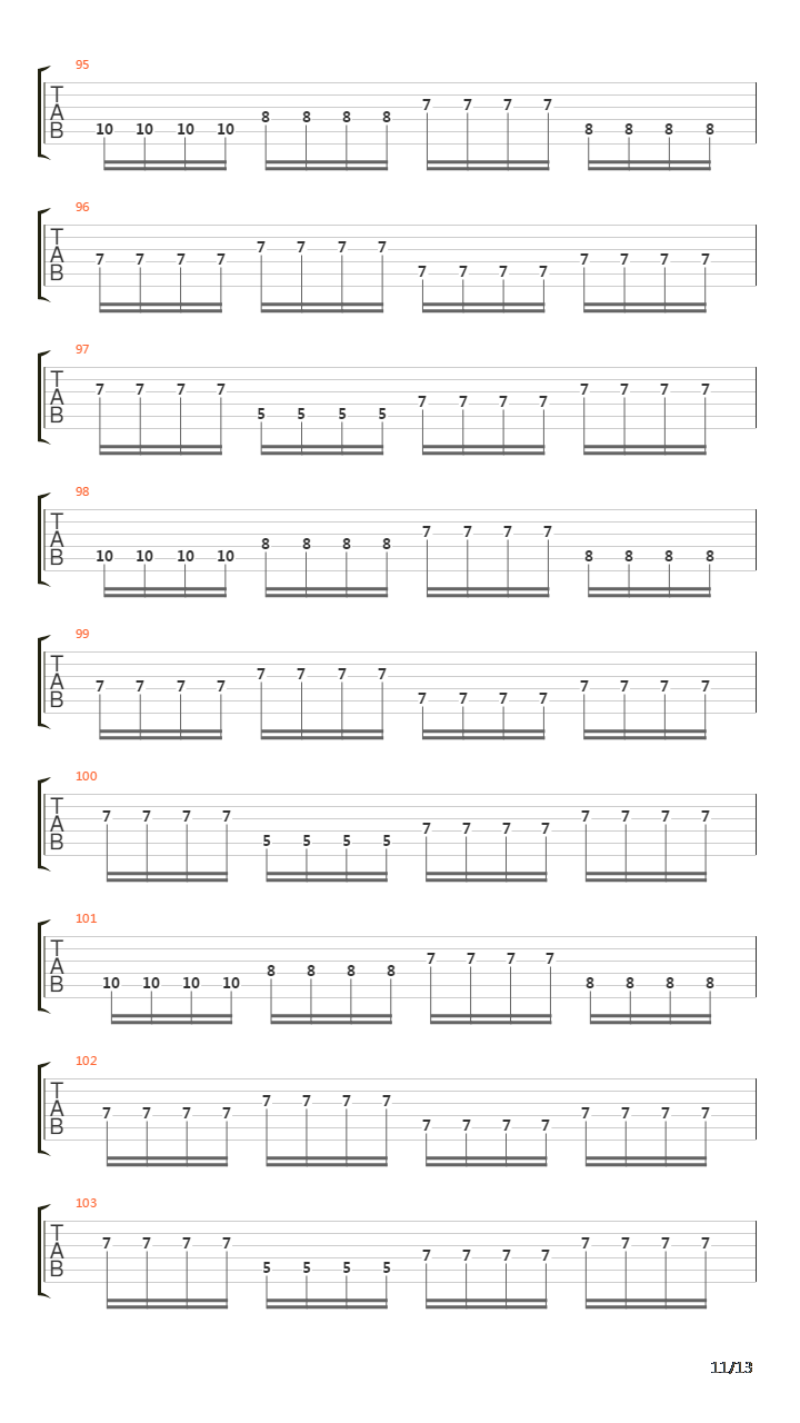 Funeral Procession吉他谱