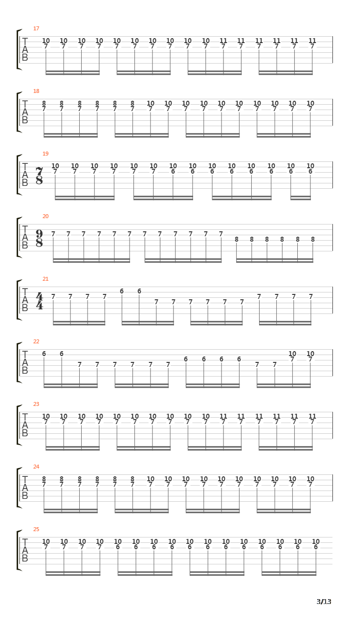 Funeral Procession吉他谱