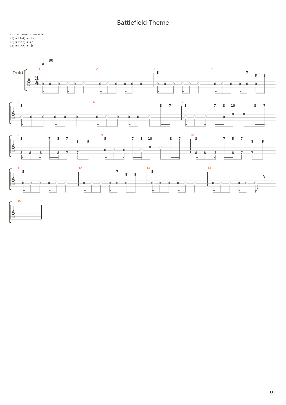 battlefield主题曲简谱图片