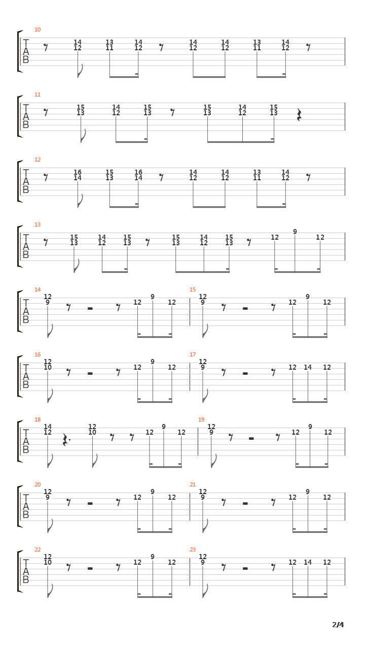 Final Fantasy VI(最终幻想6) - Johnny C Bad吉他谱