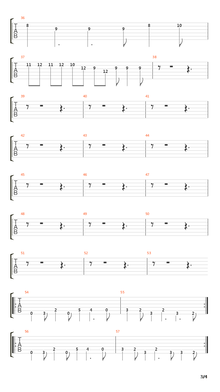 洛克人2(Mega Man 2) - Flashman's Stage吉他谱