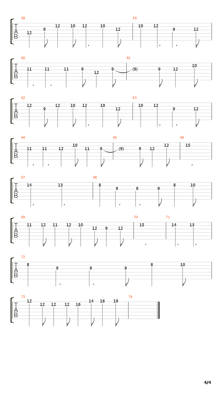 洛克人2(Mega Man 2) - Flashman's Stage吉他谱