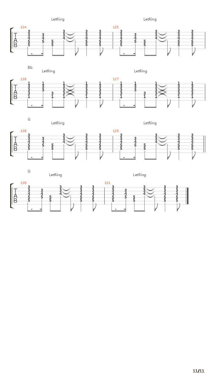 Dare吉他谱