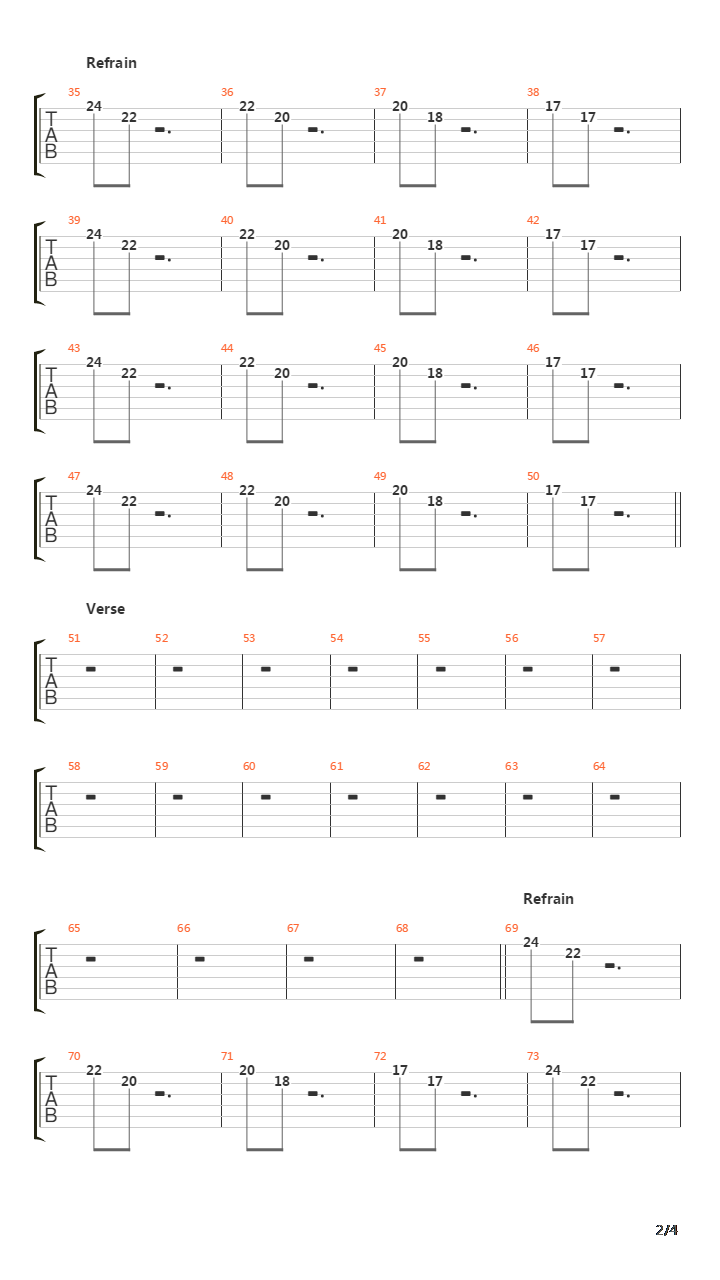 El Manana吉他谱