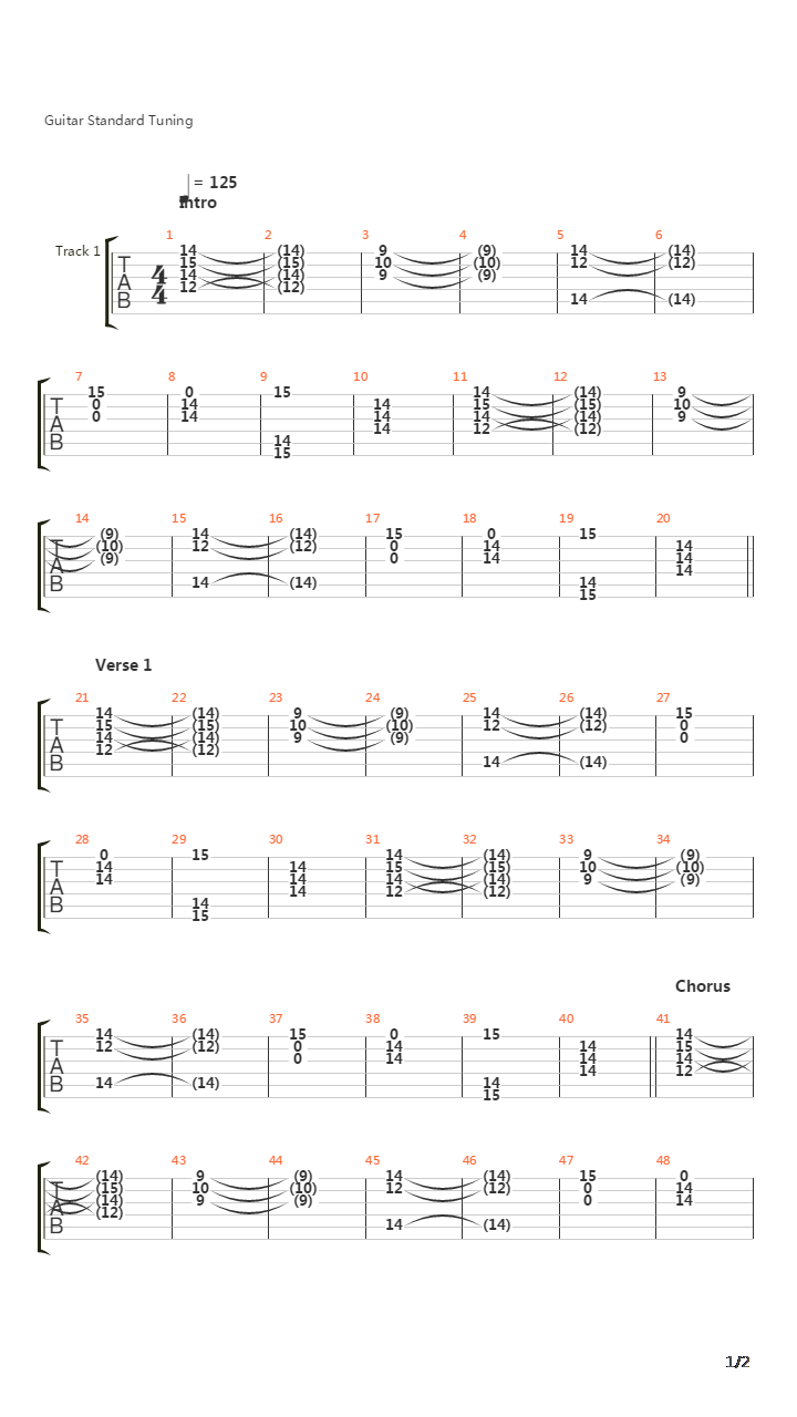 On Melancholy Hill吉他谱