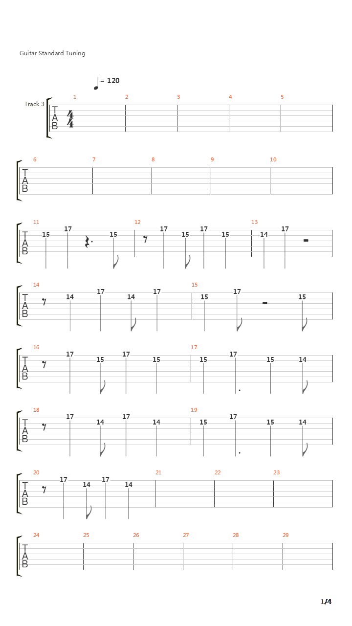 On Melancholy Hill吉他谱