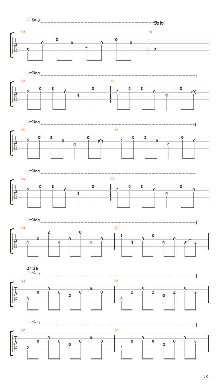 24-25吉他谱