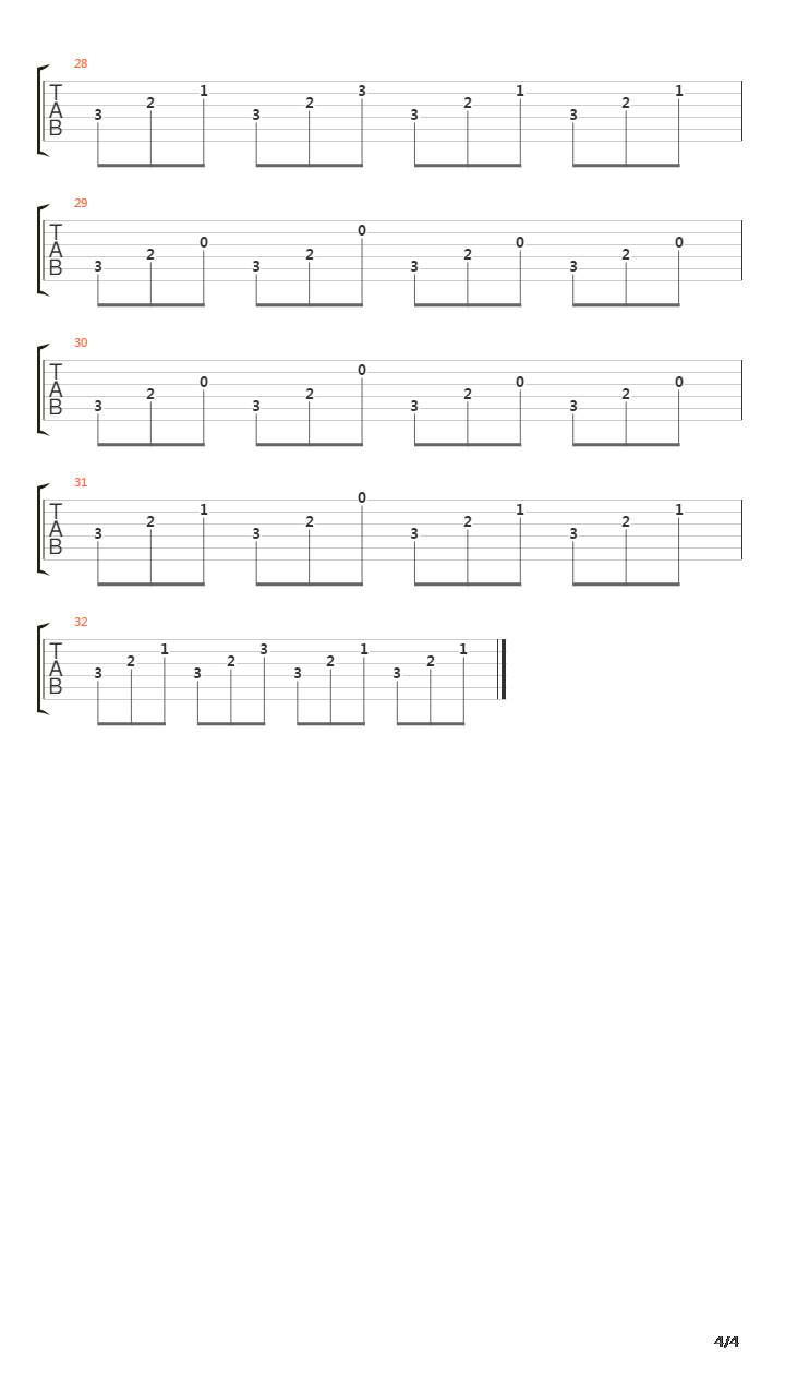 Envoy吉他谱