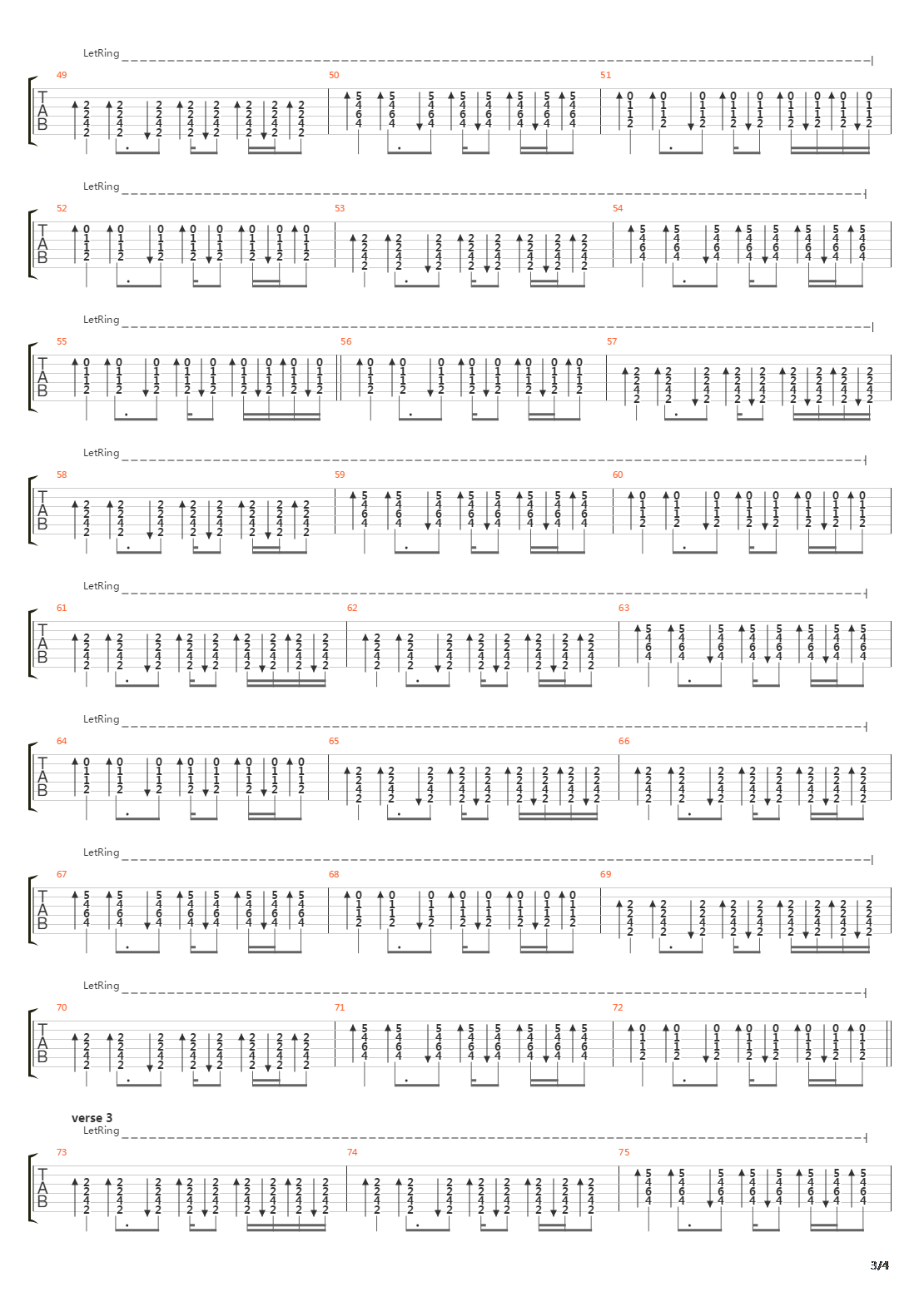 Parallel Lines吉他谱