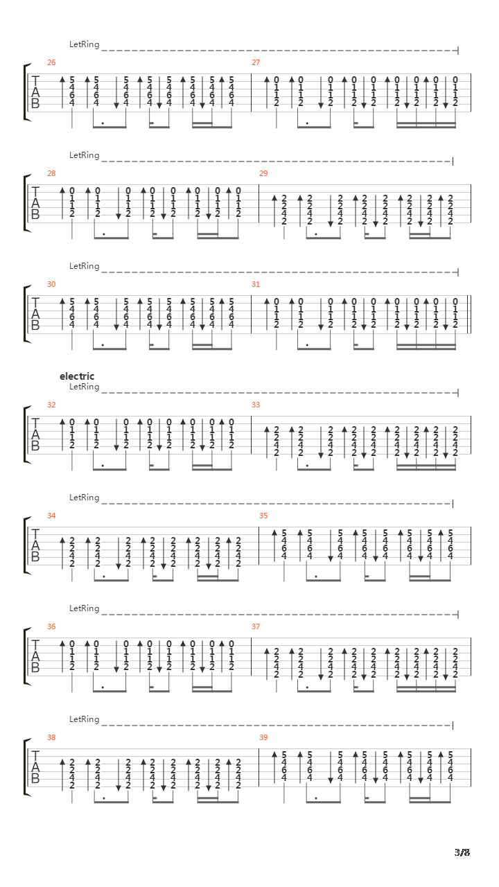 Parallel Lines吉他谱