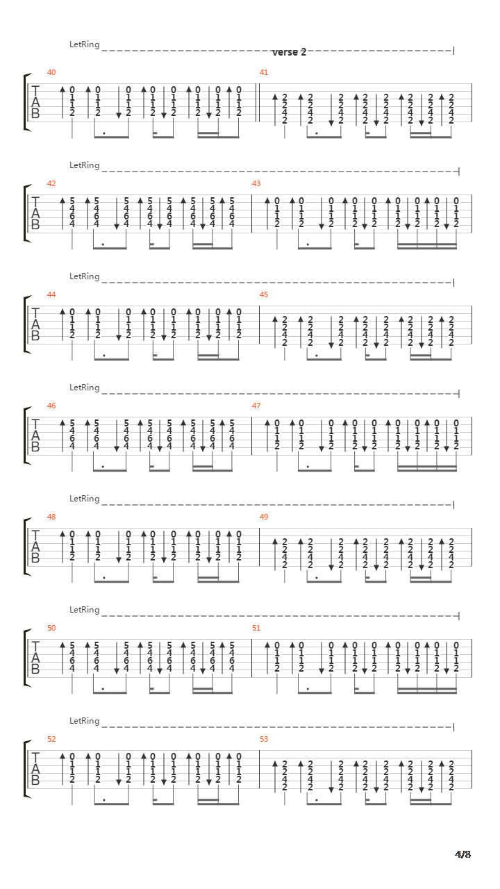 Parallel Lines吉他谱