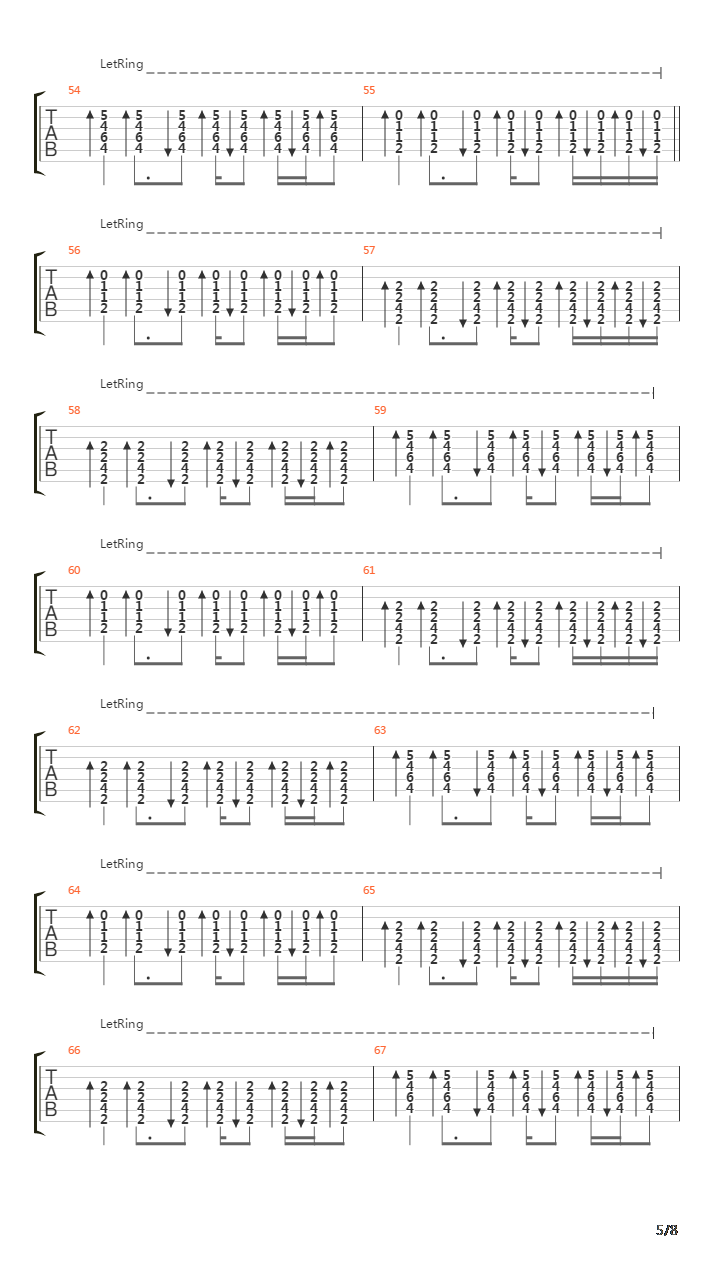 Parallel Lines吉他谱