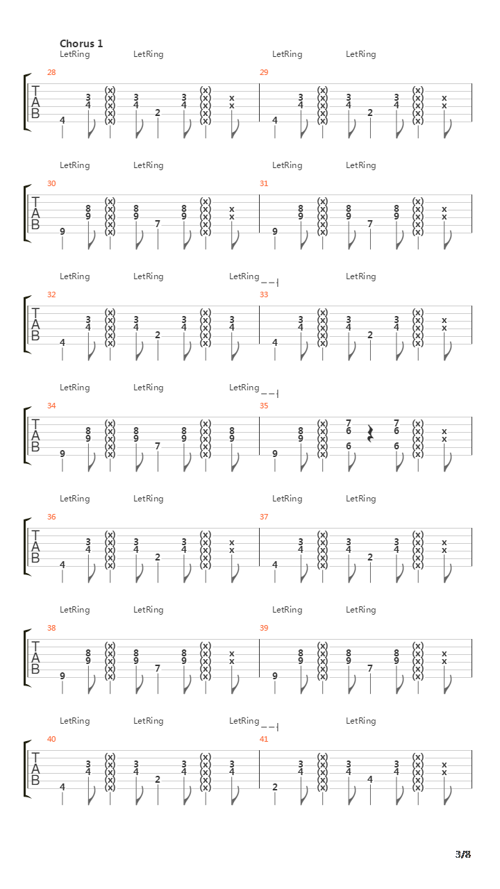 Singing Softly To Me吉他谱