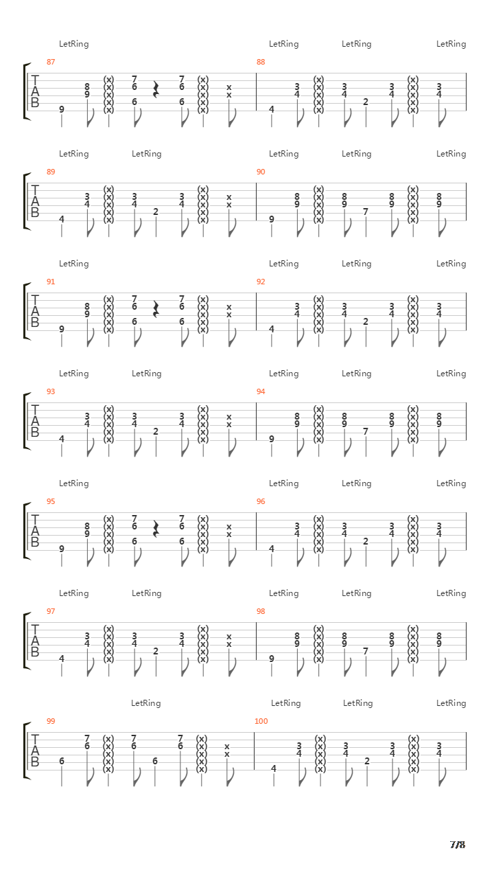 Singing Softly To Me吉他谱