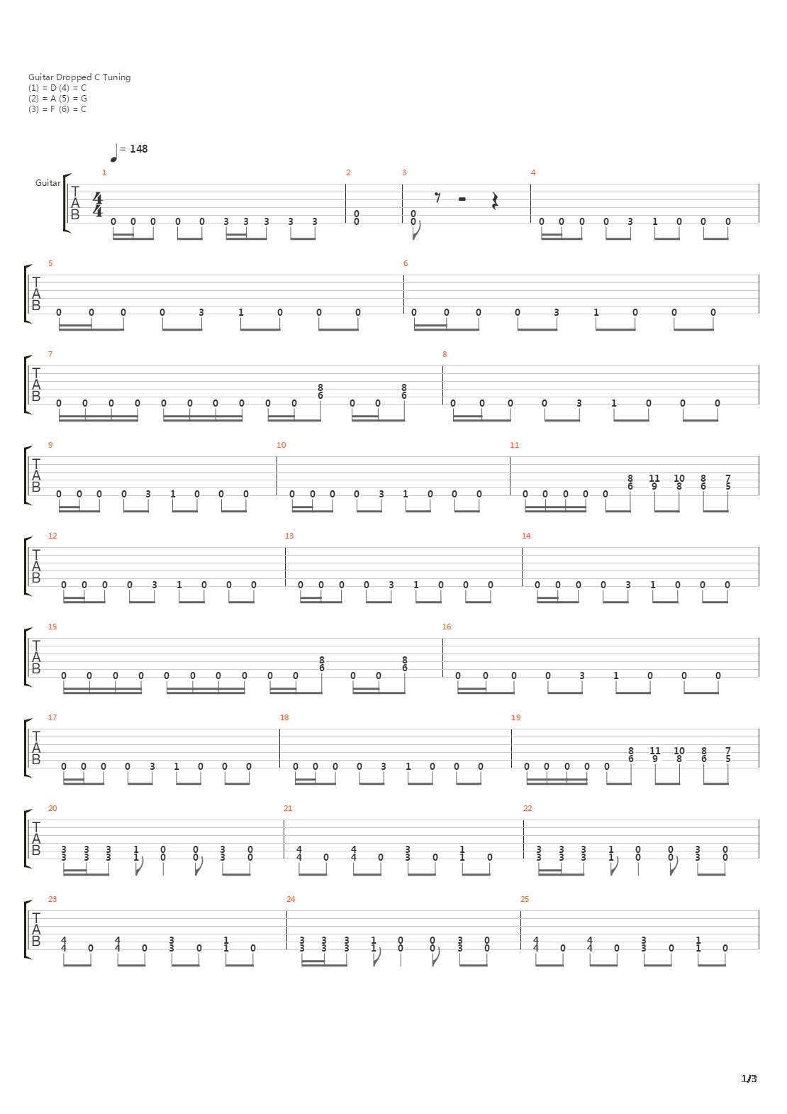 To The Threshold吉他谱