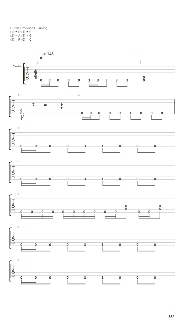 To The Threshold吉他谱