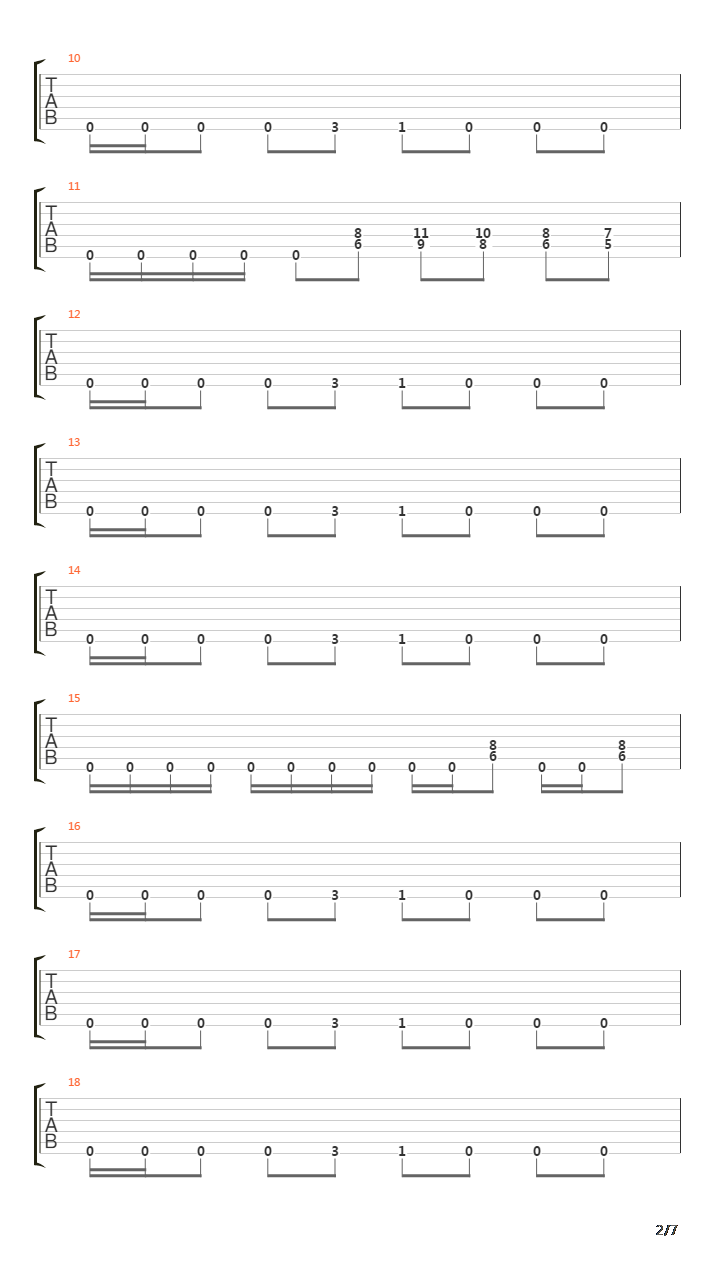 To The Threshold吉他谱