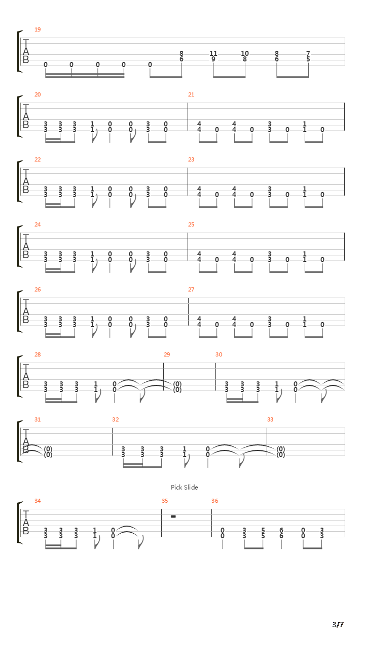 To The Threshold吉他谱