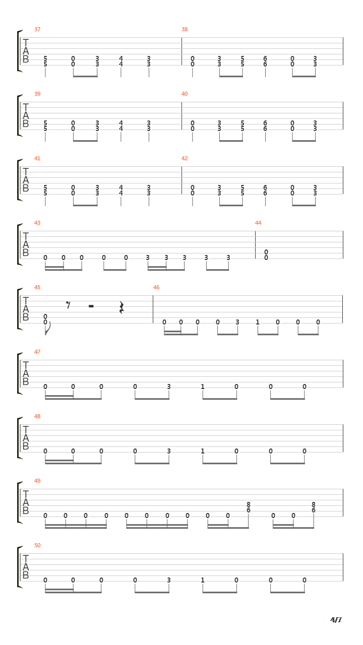 To The Threshold吉他谱