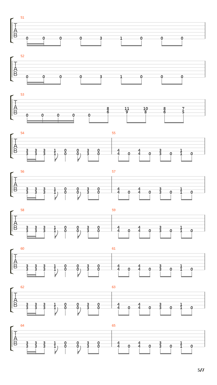 To The Threshold吉他谱