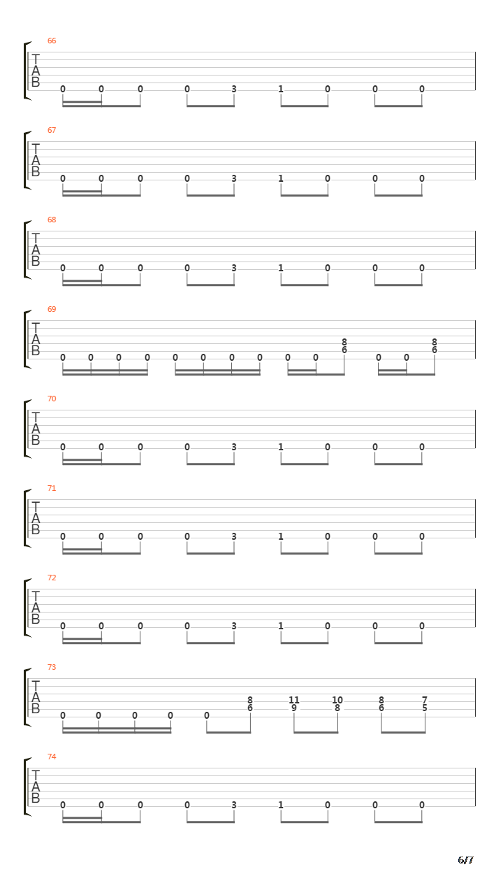 To The Threshold吉他谱