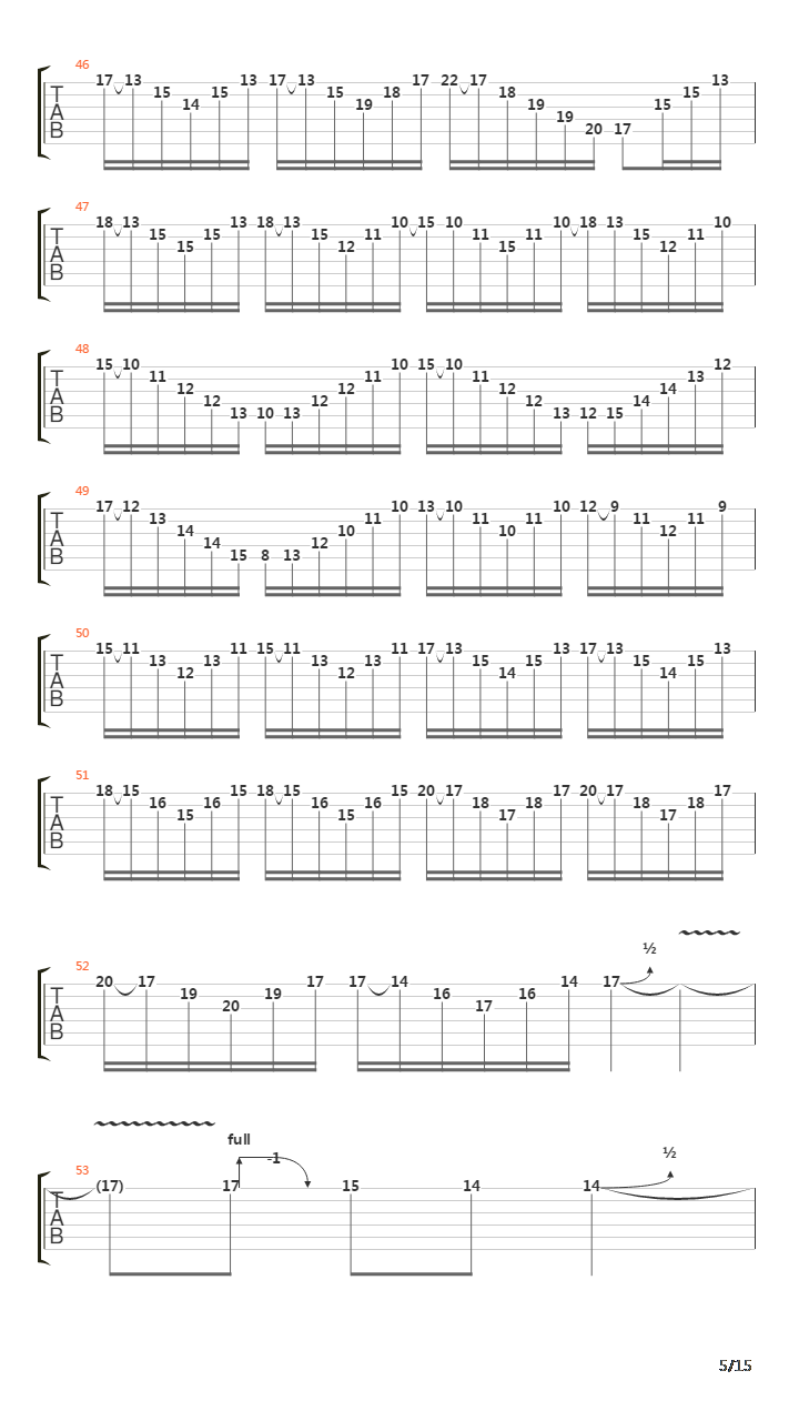 No Boundaries(Speed Kills)吉他谱