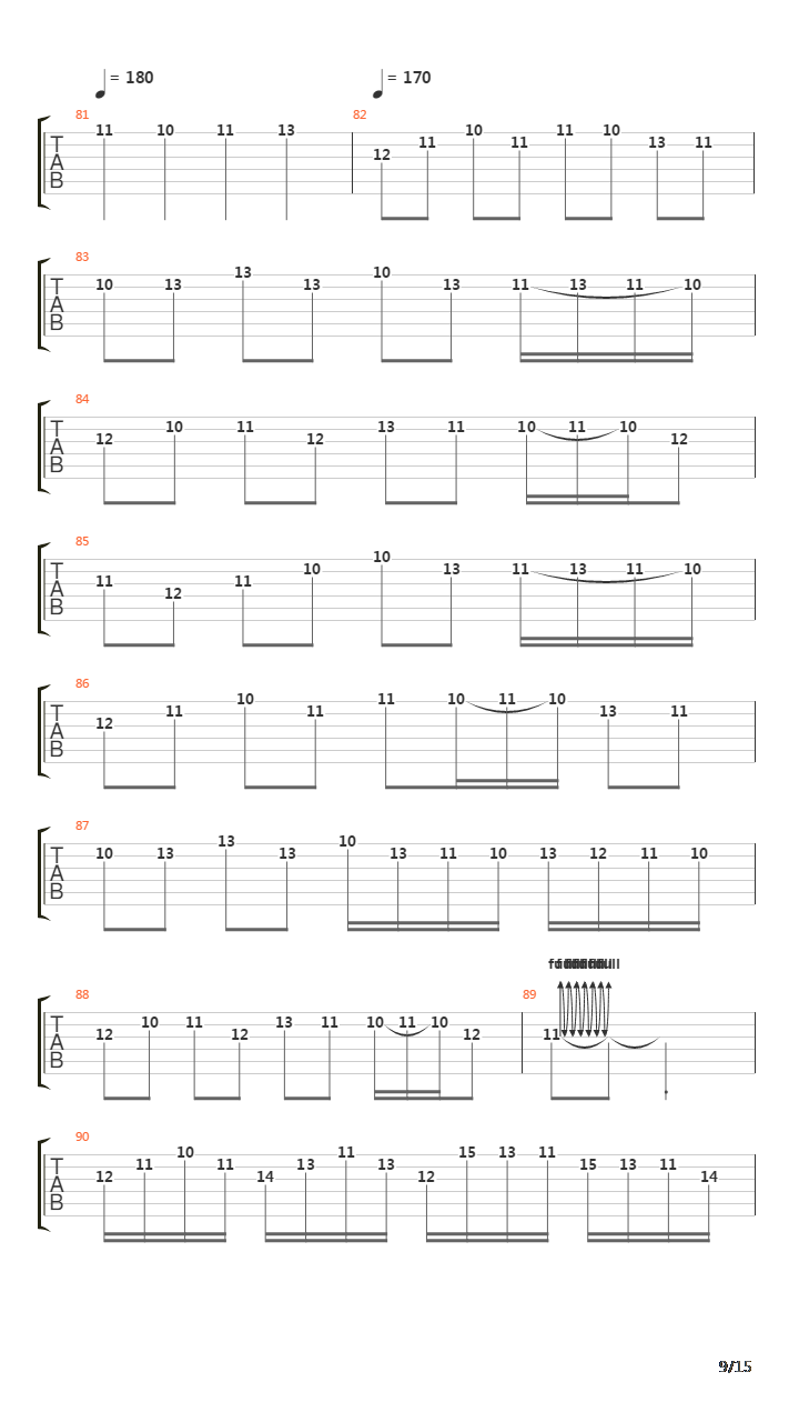 No Boundaries(Speed Kills)吉他谱