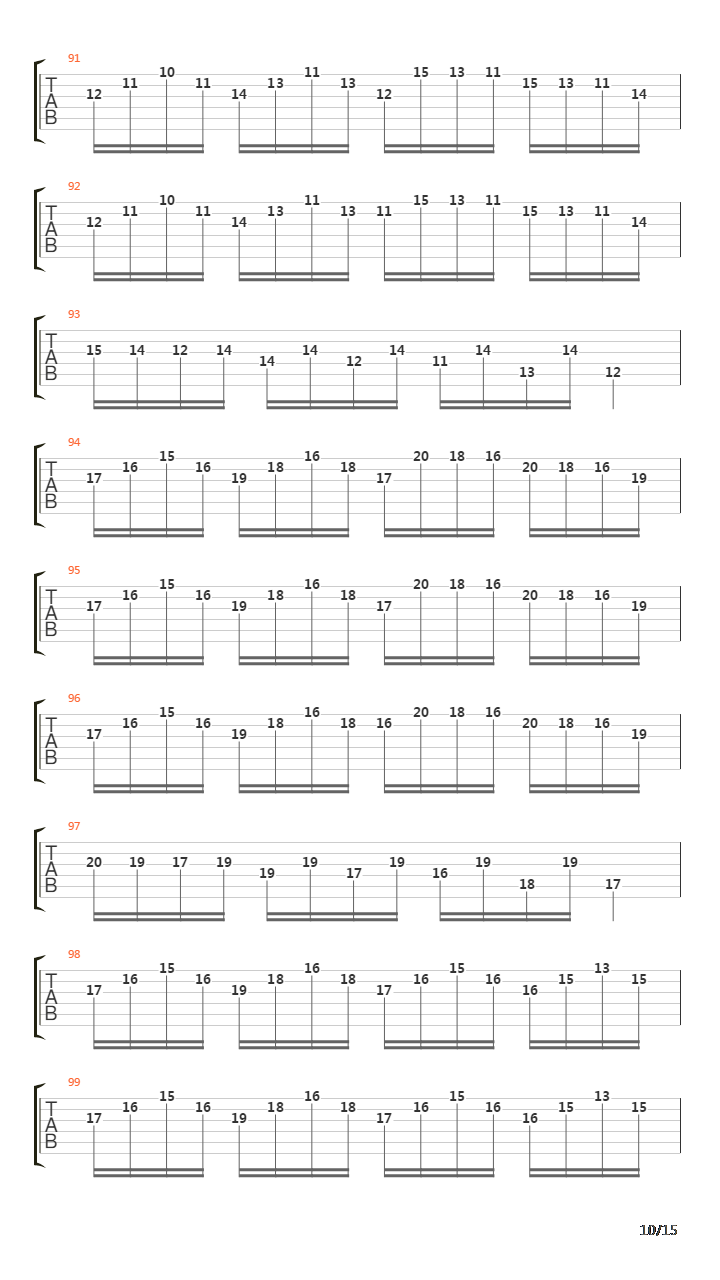 No Boundaries(Speed Kills)吉他谱