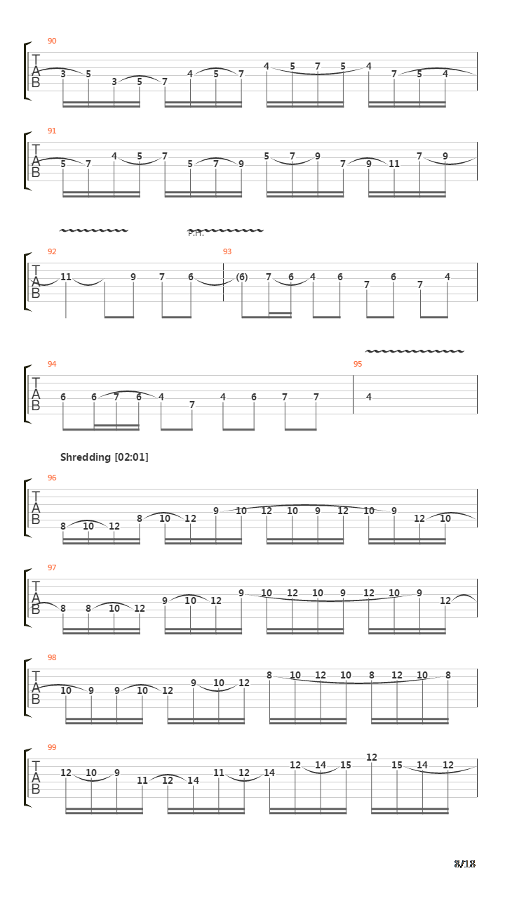 Prog吉他谱