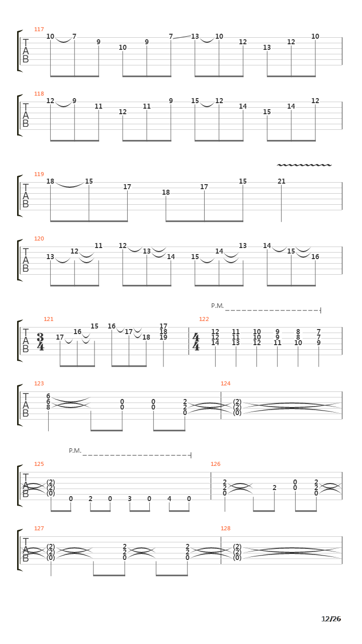 The Finish Line吉他谱