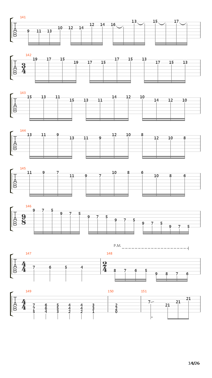 The Finish Line吉他谱