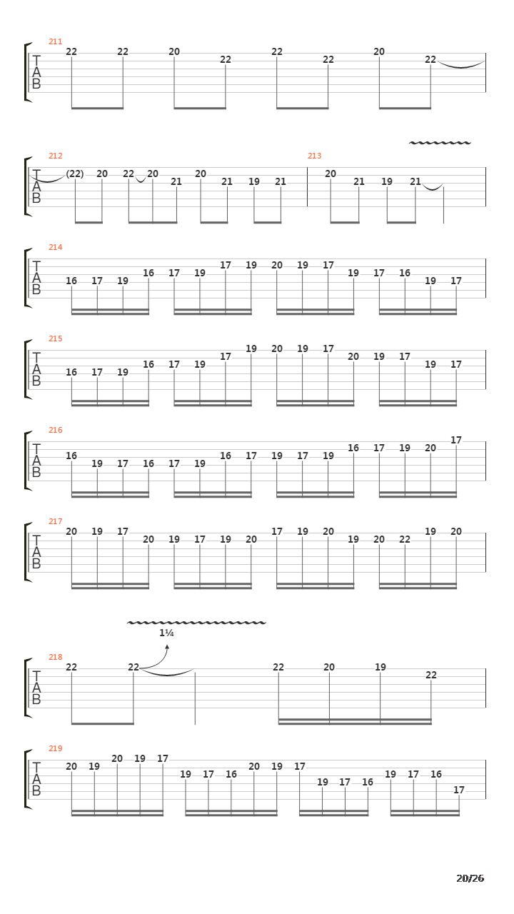 The Finish Line吉他谱