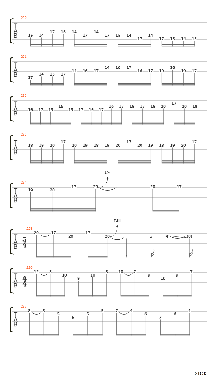 The Finish Line吉他谱