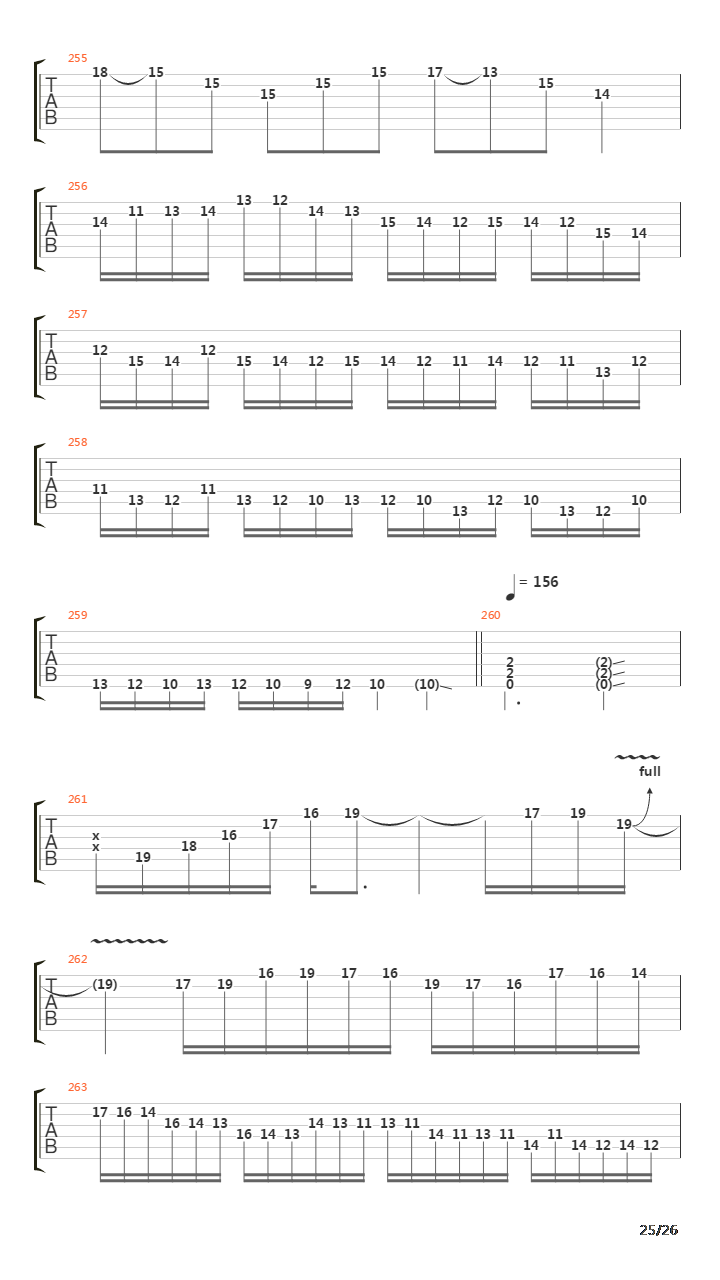 The Finish Line吉他谱