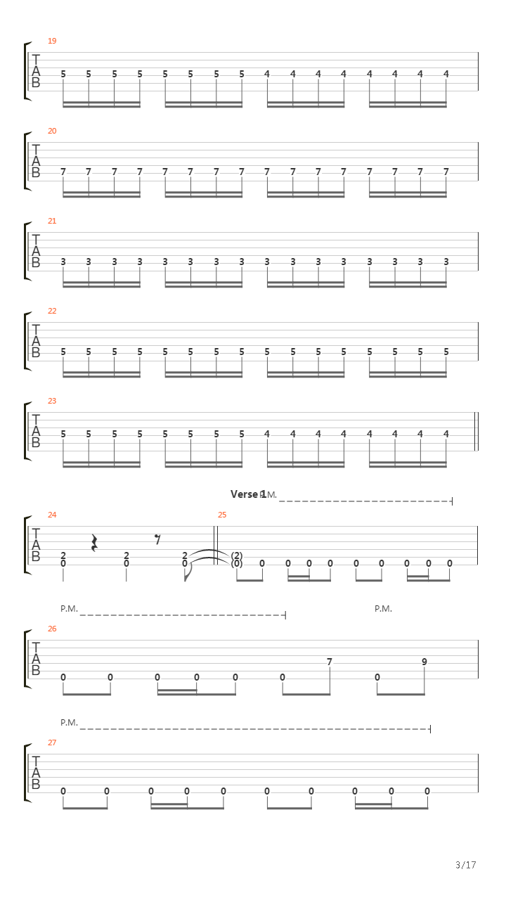 Six吉他谱