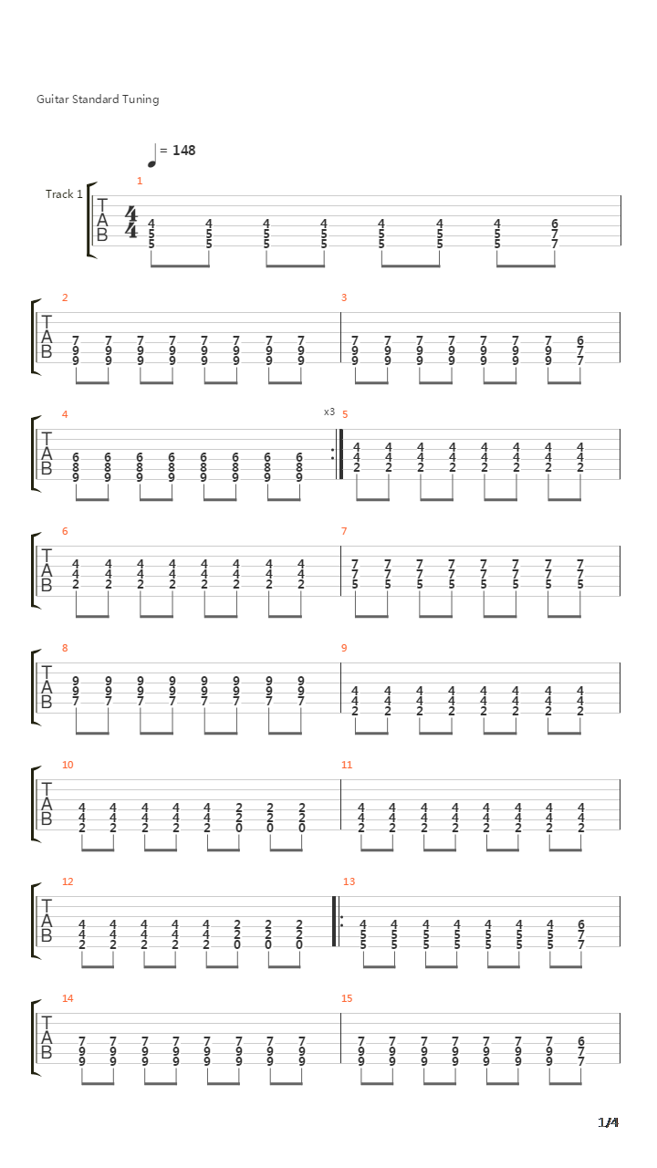 First Of Me吉他谱