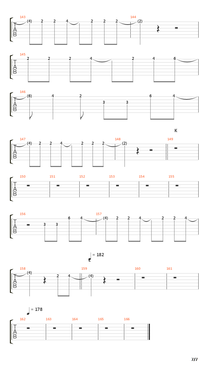 死亡笔记ED2 - 绝望ビリー吉他谱