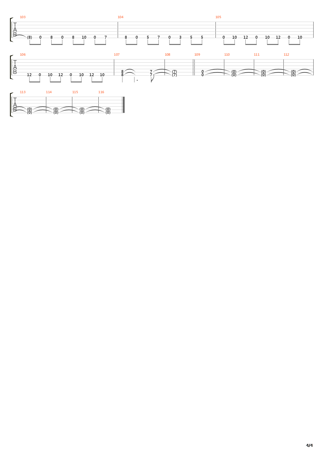 Changes吉他谱