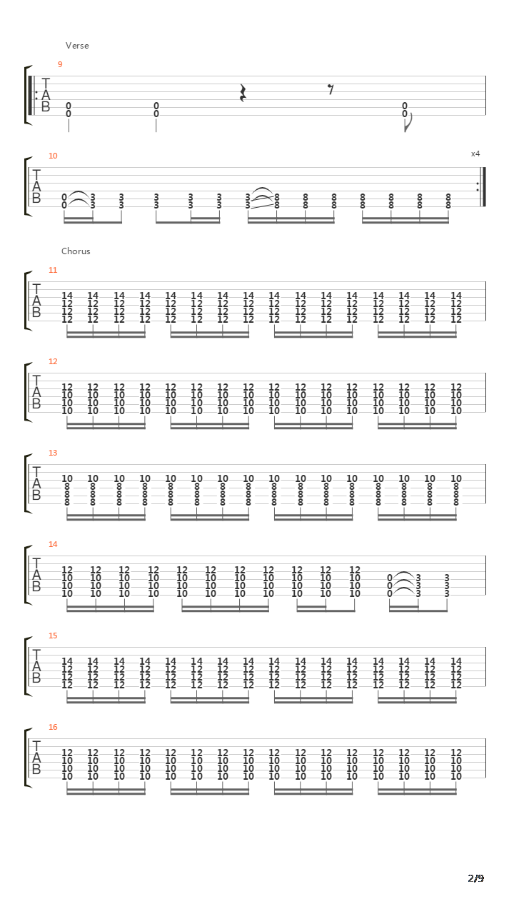Re-aligh吉他谱